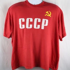 Authentic Soviet Union Mother Russia Tee XL